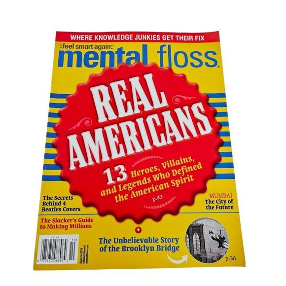 Mental Floss Magazine September October 2010 Real Americans Knowledge Junkies - Picture 5 of 5